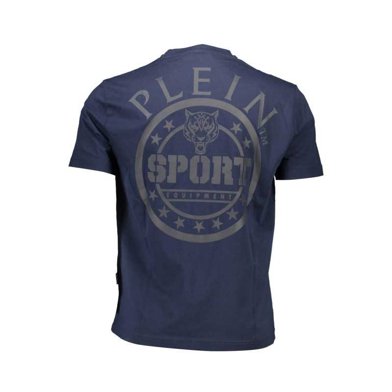 PLEIN SPORT MEN'S SHORT SLEEVE T-SHIRT BLUE