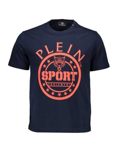 PLEIN SPORT T-SHIRT MANICHE CORTE UOMO BLU