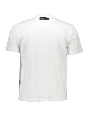 PLEIN SPORT WHITE MEN'S SHORT SLEEVE T-SHIRT