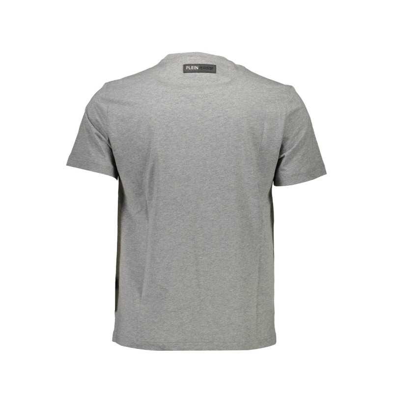 PLEIN SPORT T-SHIRT MANICHE CORTE UOMO GRIGIO