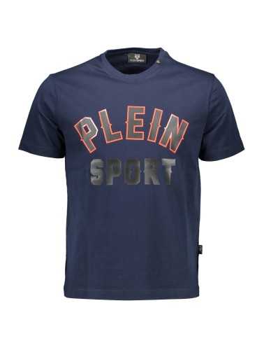 PLEIN SPORT T-SHIRT MANICHE CORTE UOMO BLU