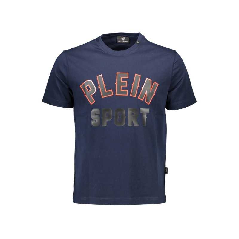 PLEIN SPORT MEN'S SHORT SLEEVE T-SHIRT BLUE