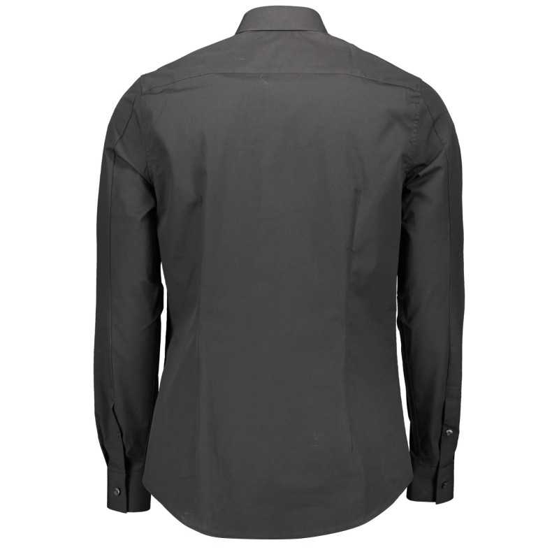 CALVIN KLEIN MEN'S LONG SLEEVE SHIRT BLACK