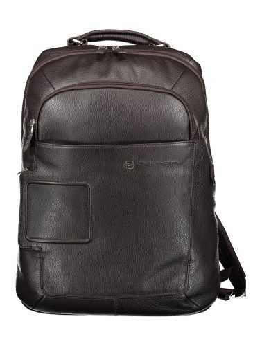 PIQUADRO MEN'S BROWN BACKPACK