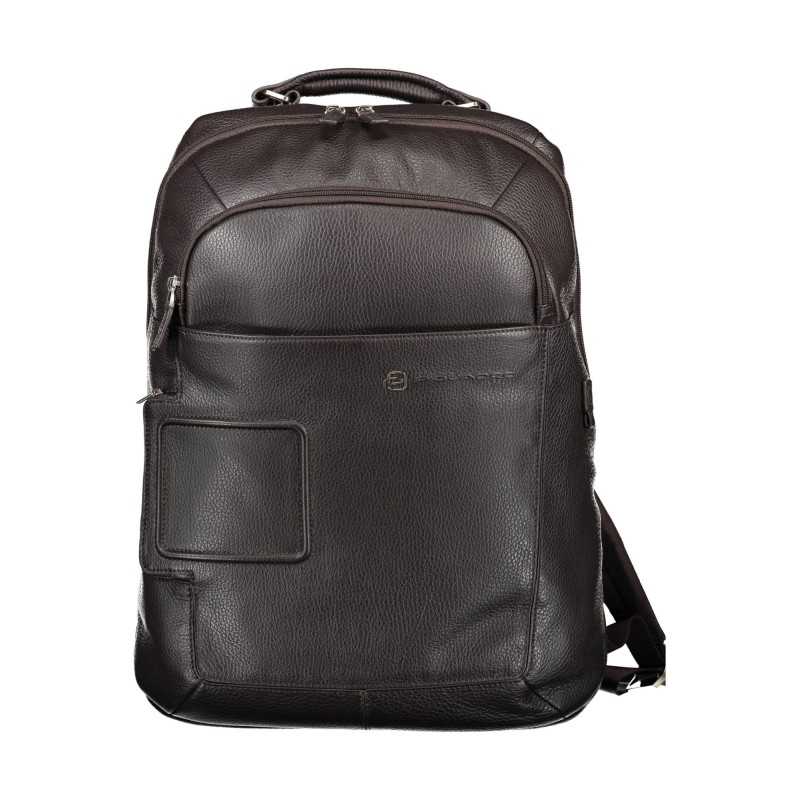 PIQUADRO MEN'S BROWN BACKPACK