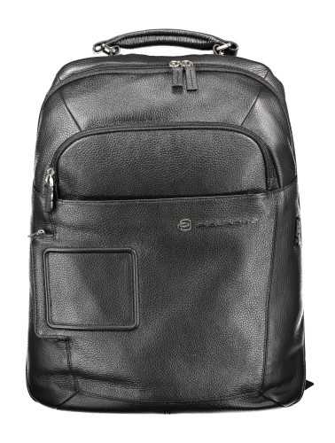 PIQUADRO MEN'S BLACK BACKPACK