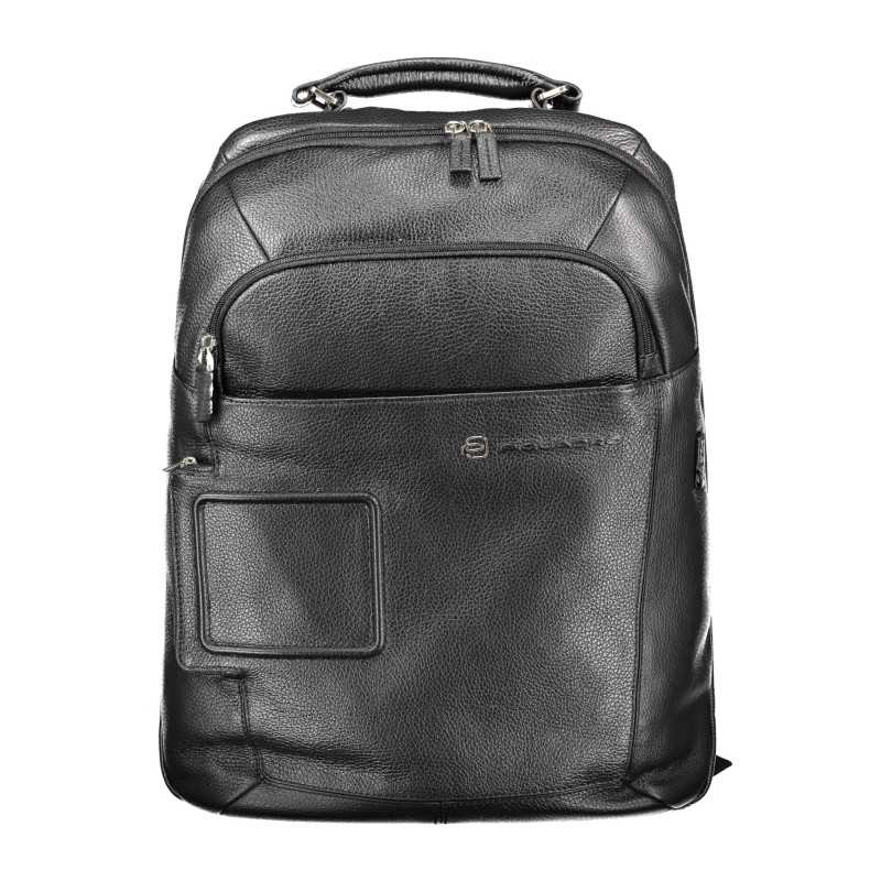 PIQUADRO MEN'S BLACK BACKPACK