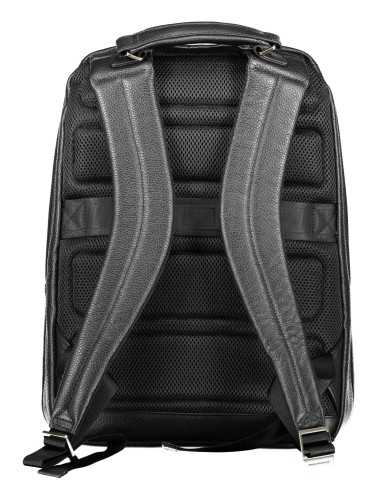 PIQUADRO MEN'S BLACK BACKPACK