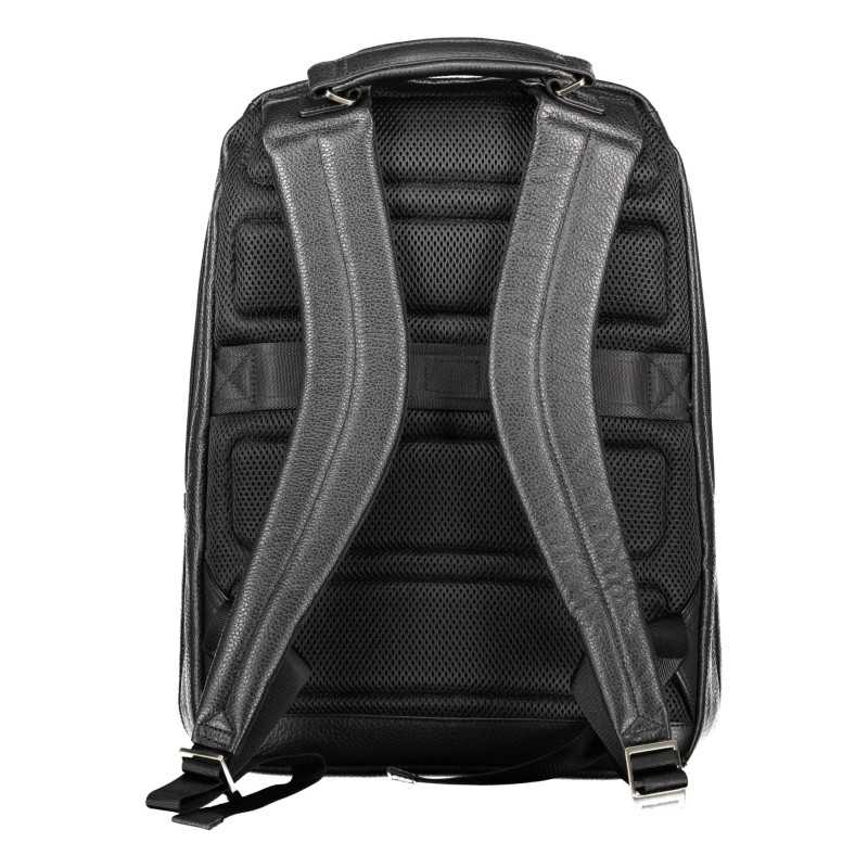 PIQUADRO MEN'S BLACK BACKPACK