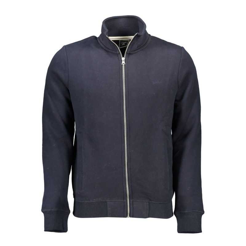 SUPERDRY FELPA CON ZIP UOMO BLU