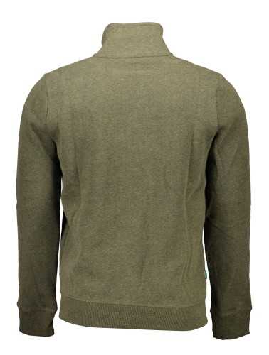 SUPERDRY SWEATSHIRT WITH ZIP MAN GREEN