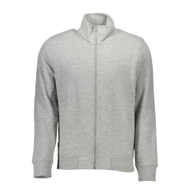 SUPERDRY SWEATSHIRT WITH ZIP MAN GRAY