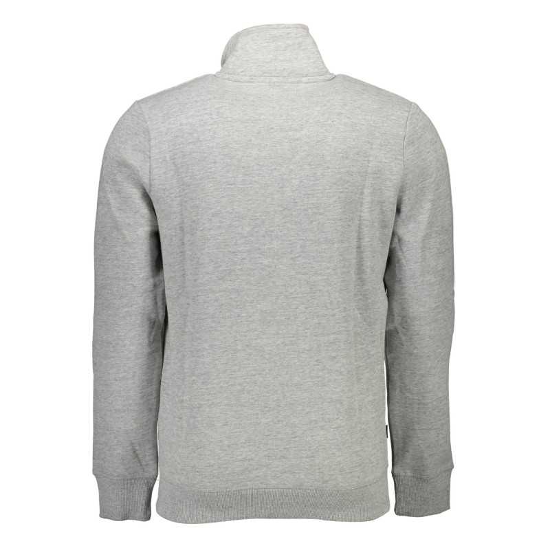 SUPERDRY SWEATSHIRT WITH ZIP MAN GRAY