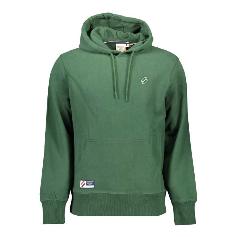 SUPERDRY FELPA SENZA ZIP UOMO VERDE