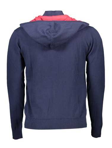 US POLO CARDIGAN MAN BLUE