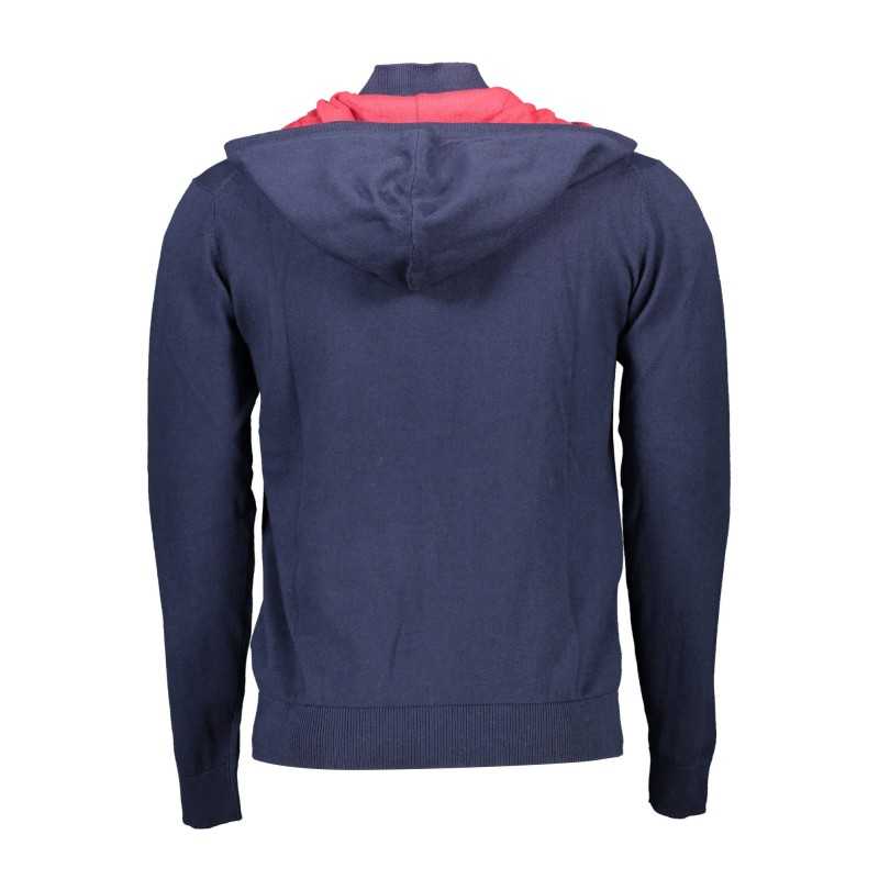 US POLO CARDIGAN MAN BLUE