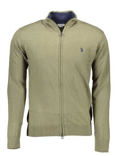 US POLO CARDIGAN MAN GREEN