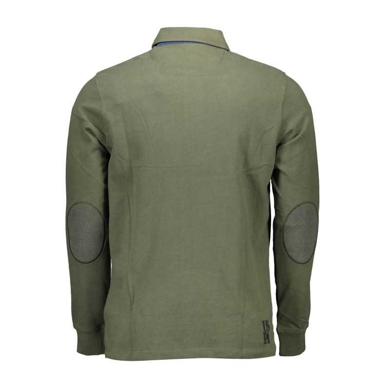 US POLO SHIRT LONG SLEEVE MEN'S GREEN