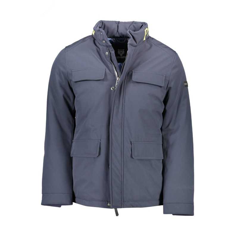 PLEIN SPORT BLUE MEN'S JACKET