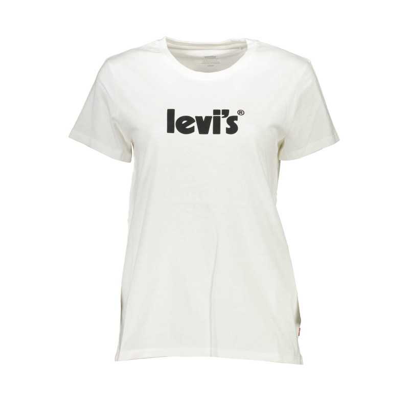 LEVI'S WHITE WOMAN SHORT SLEEVE T-SHIRT