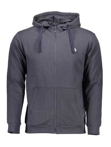 SERGIO TACCHINI MEN'S BLUE SWEATSHIRT WITH ZIP