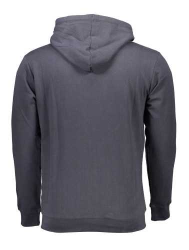 SERGIO TACCHINI MEN'S BLUE SWEATSHIRT WITH ZIP