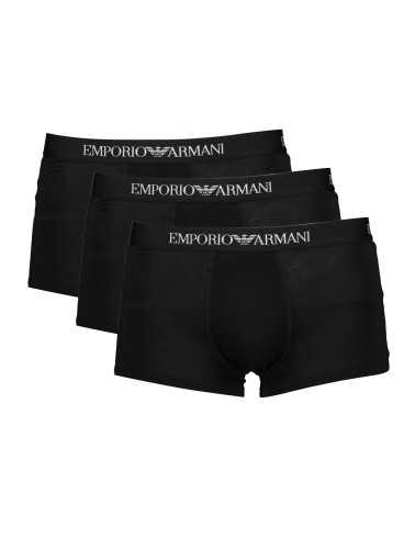 EMPORIO ARMANI MEN'S BLACK BOXER