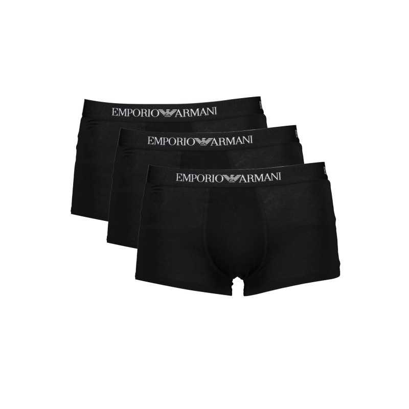 EMPORIO ARMANI MEN'S BLACK BOXER