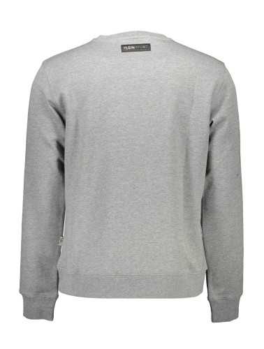 PLEIN SPORT SWEATSHIRT WITHOUT ZIP MAN GRAY