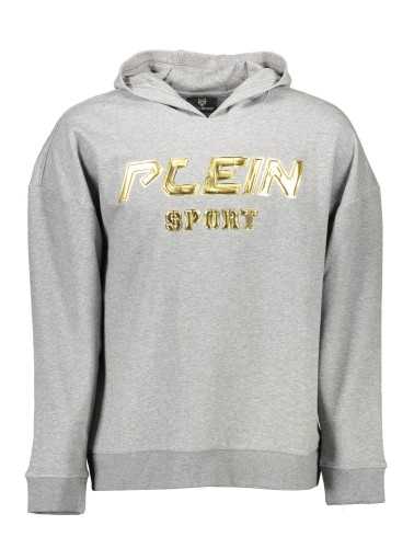 PLEIN SPORT SWEATSHIRT WITHOUT ZIP MAN GRAY