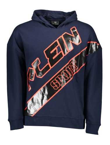 PLEIN SPORT SWEATSHIRT WITHOUT ZIP MAN BLUE