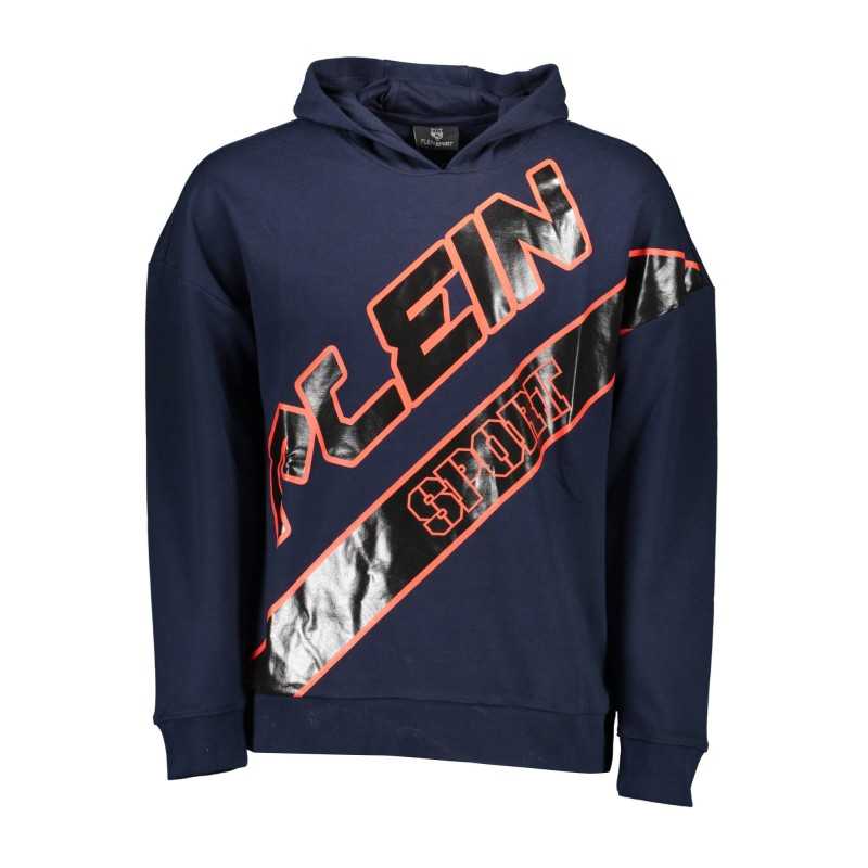 PLEIN SPORT SWEATSHIRT WITHOUT ZIP MAN BLUE