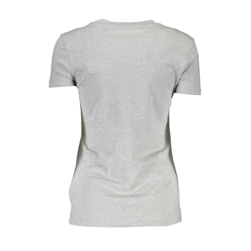 GUESS JEANS T-SHIRT MANICHE CORTE DONNA GRIGIO