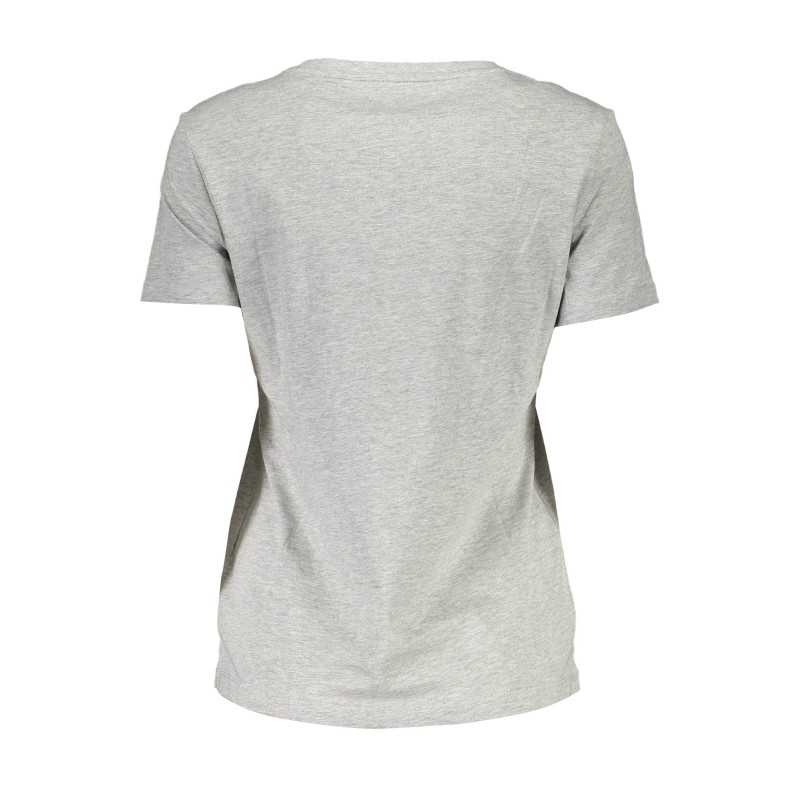 GUESS JEANS T-SHIRT MANICHE CORTE DONNA GRIGIO