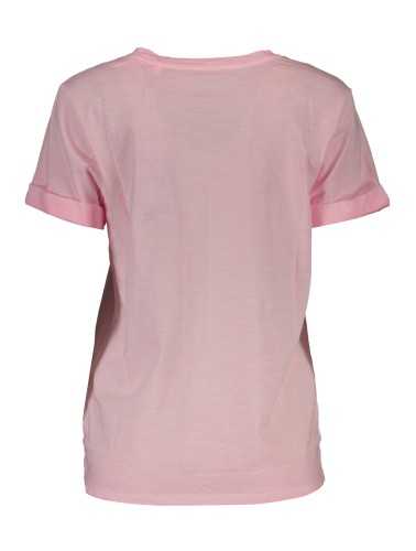 GUESS JEANS T-SHIRT MANICHE CORTE DONNA ROSA