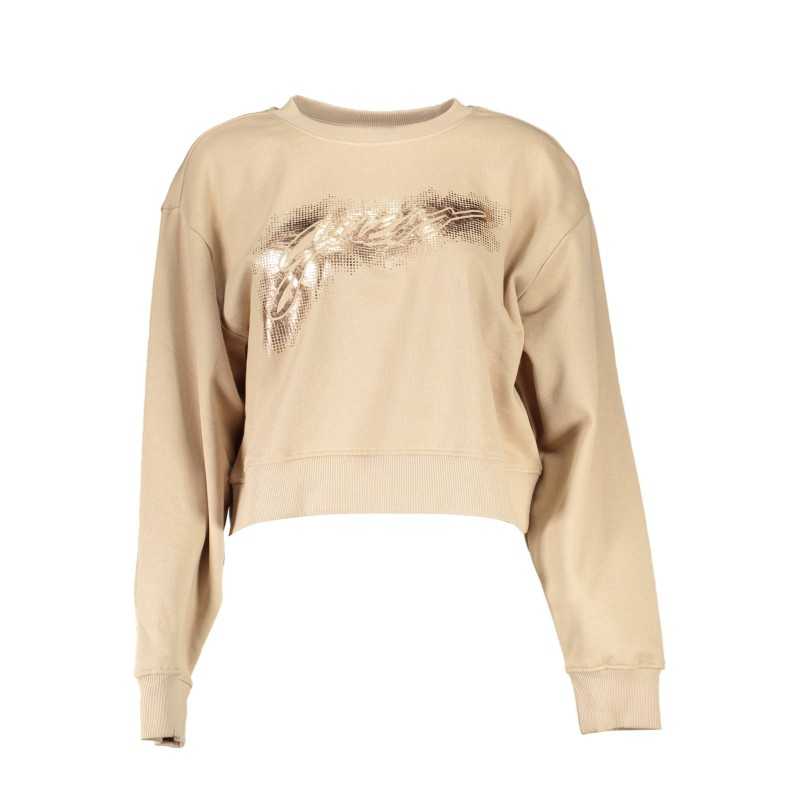 GUESS JEANS SWEATSHIRT WITHOUT ZIP WOMAN BEIGE