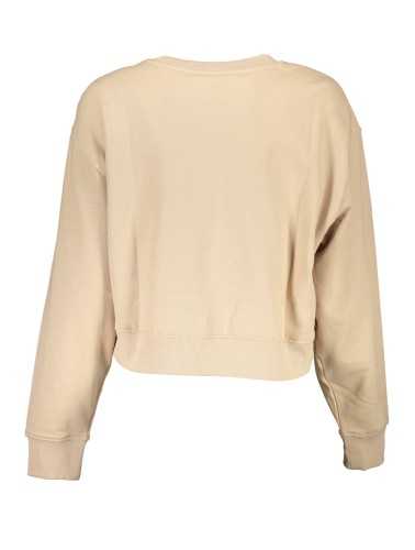 GUESS JEANS SWEATSHIRT WITHOUT ZIP WOMAN BEIGE