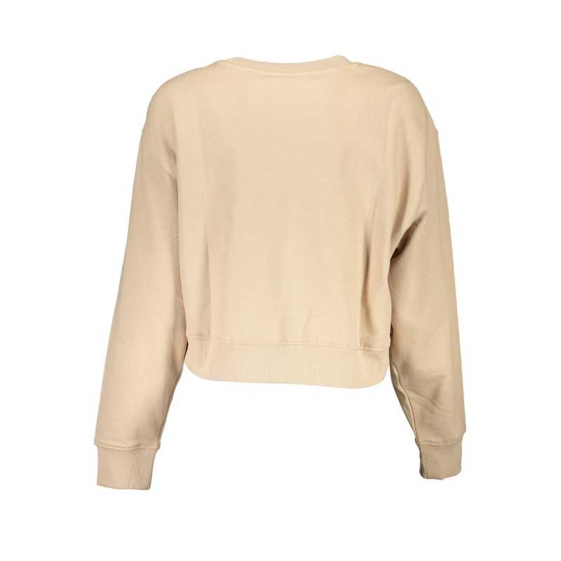 GUESS JEANS SWEATSHIRT WITHOUT ZIP WOMAN BEIGE