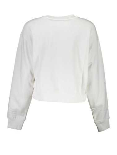 GUESS JEANS SWEATSHIRT WITHOUT ZIP WOMAN WHITE