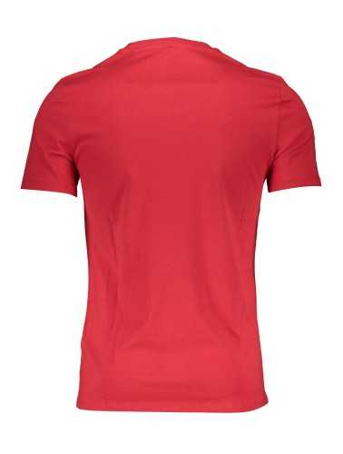 GUESS JEANS T-SHIRT MANICHE CORTE UOMO ROSSO