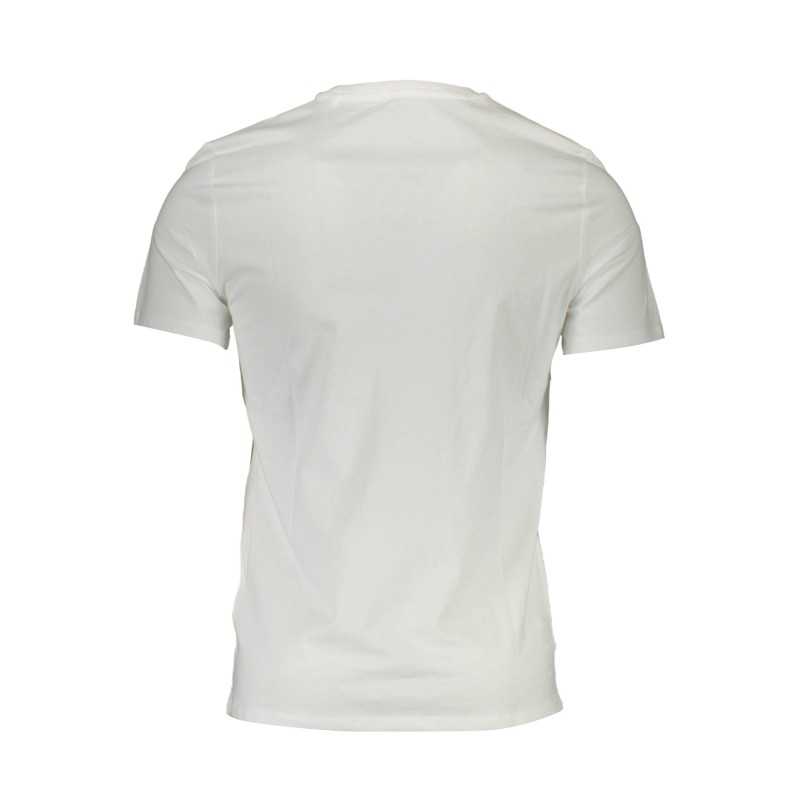 GUESS JEANS T-SHIRT MANICHE CORTE UOMO BIANCO