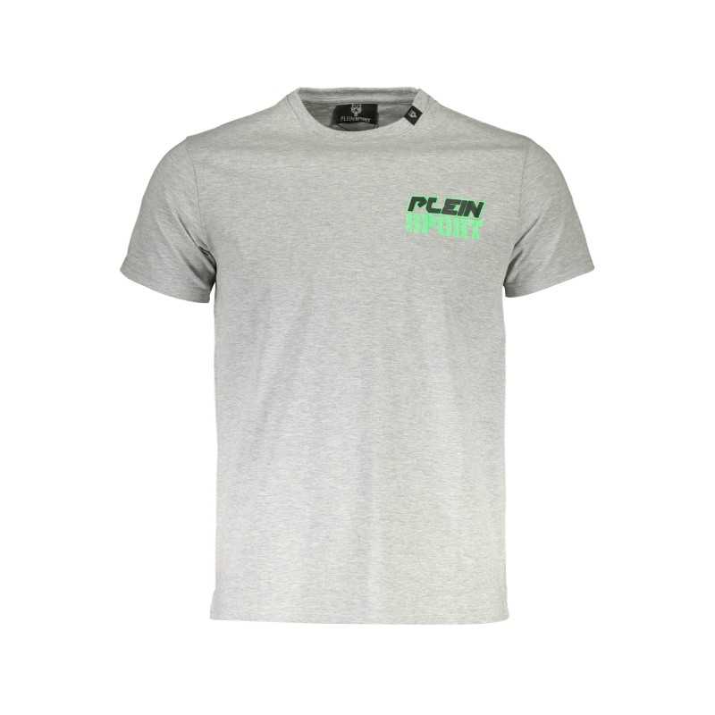 PLEIN SPORT MEN'S SHORT SLEEVE T-SHIRT GRAY