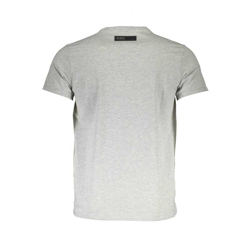 PLEIN SPORT T-SHIRT MANICHE CORTE UOMO GRIGIO