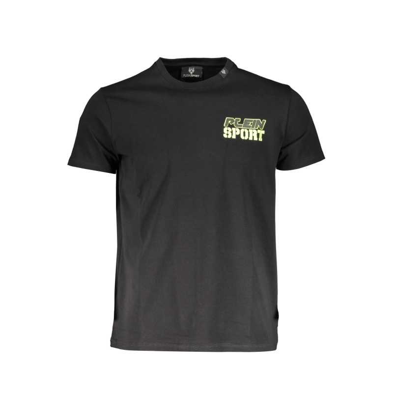 PLEIN SPORT T-SHIRT MANICHE CORTE UOMO NERO