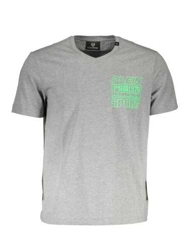 PLEIN SPORT T-SHIRT MANICHE CORTE UOMO GRIGIO