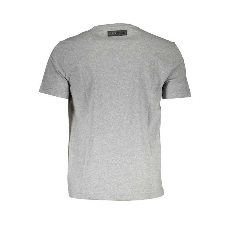 PLEIN SPORT T-SHIRT MANICHE CORTE UOMO GRIGIO