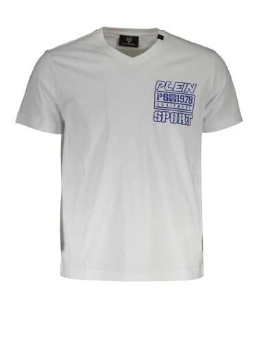 PLEIN SPORT T-SHIRT MANICHE CORTE UOMO BIANCO