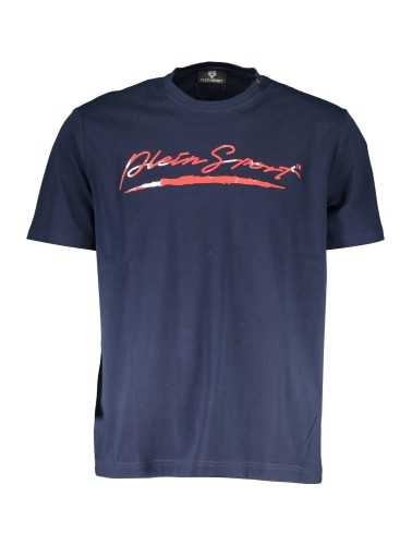 PLEIN SPORT T-SHIRT MANICHE CORTE UOMO BLU