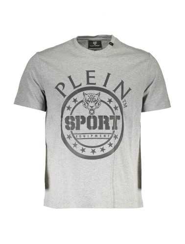 PLEIN SPORT T-SHIRT MANICHE CORTE UOMO GRIGIO