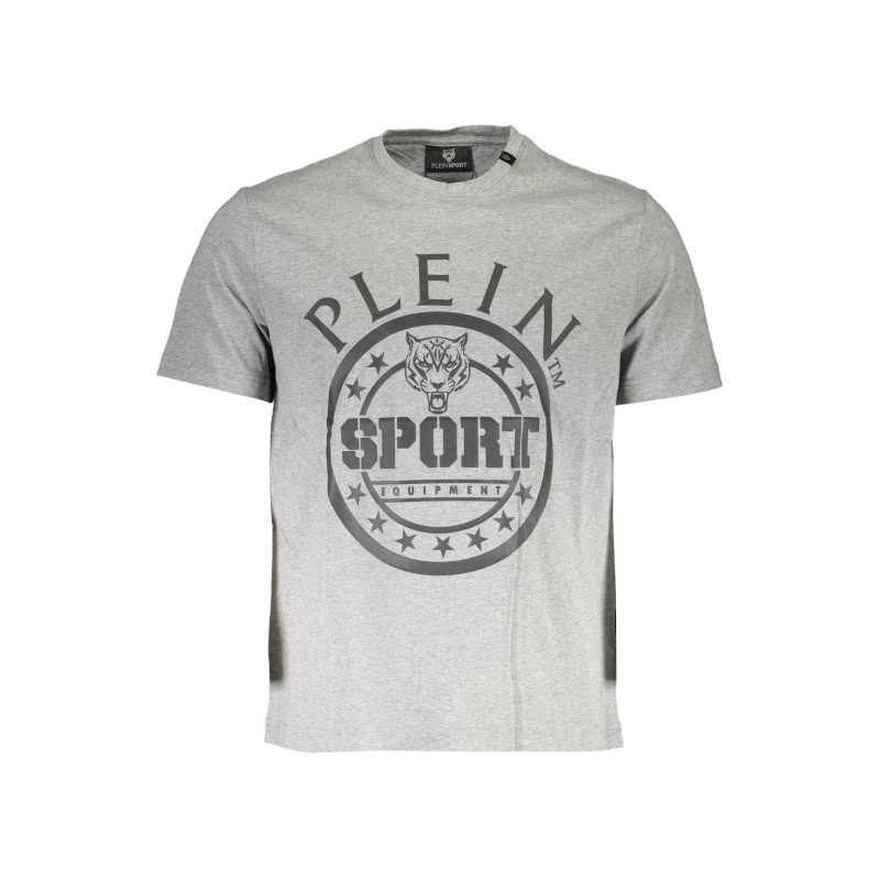 PLEIN SPORT MEN'S SHORT SLEEVE T-SHIRT GRAY